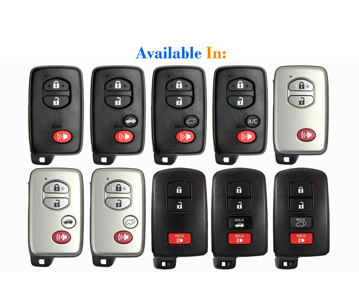 2 New Replacement Proxy Remote Key fob Transmitter & Programmer