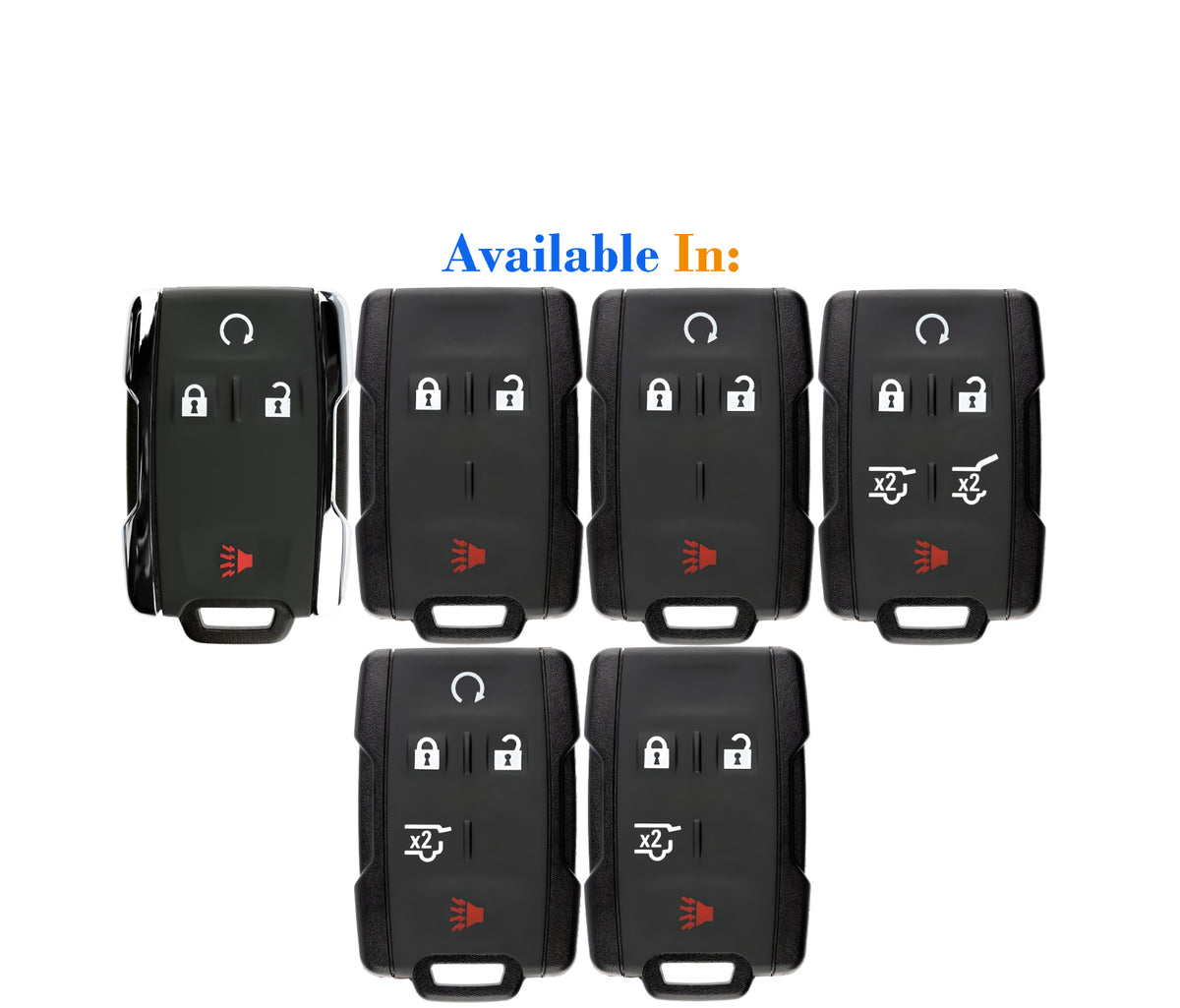 Keyless Entry Key Fob Remote For 2009 Chevy Silverado 1500 – 3 Button, Self-Program, FCC OUC60270