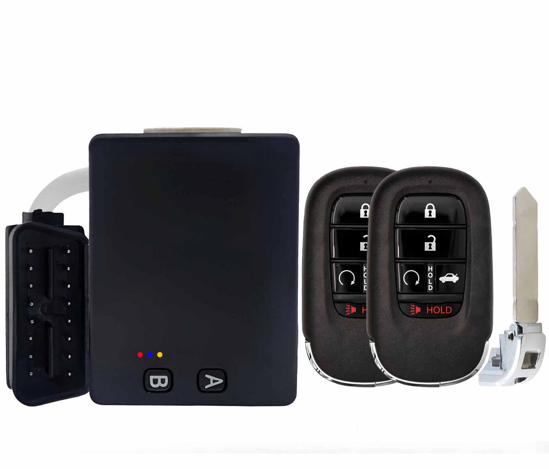 2022 Honda Civic - 2x New Replacement Proxy Key Fob & DIY OBD Programmer Tool