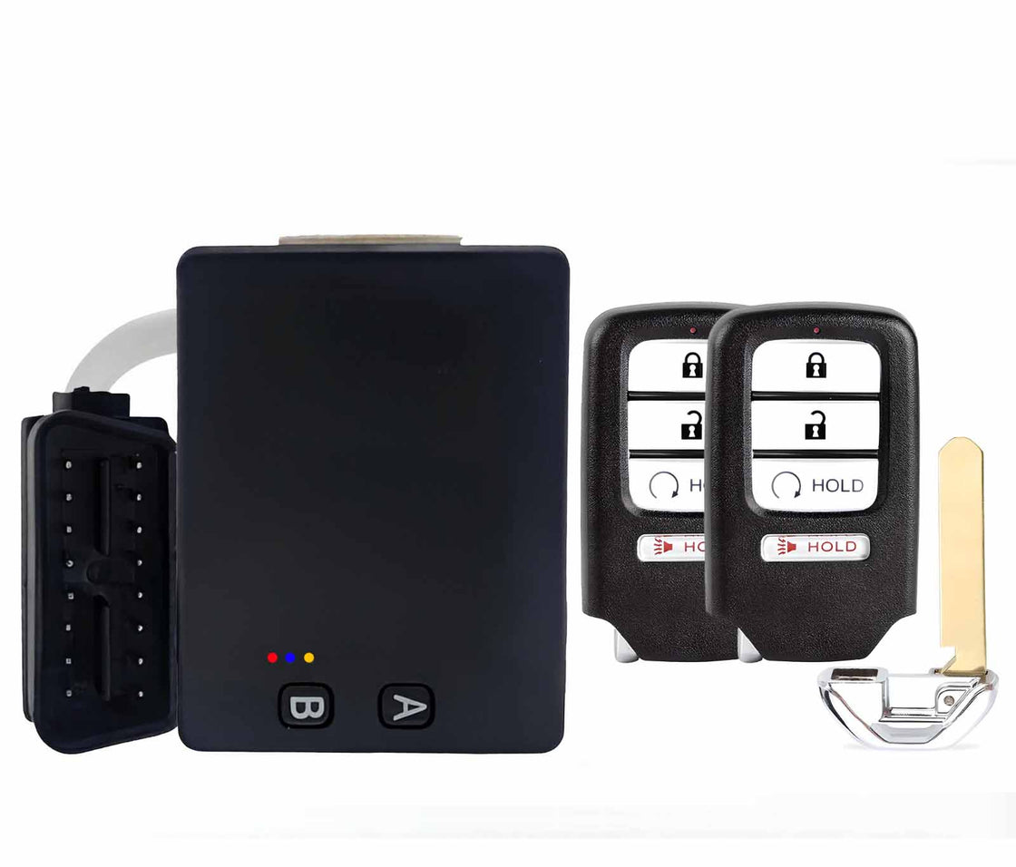 2023 Honda Ridgeline - 2x New Replacement Proxy Key Fob & DIY OBD Programmer Tool