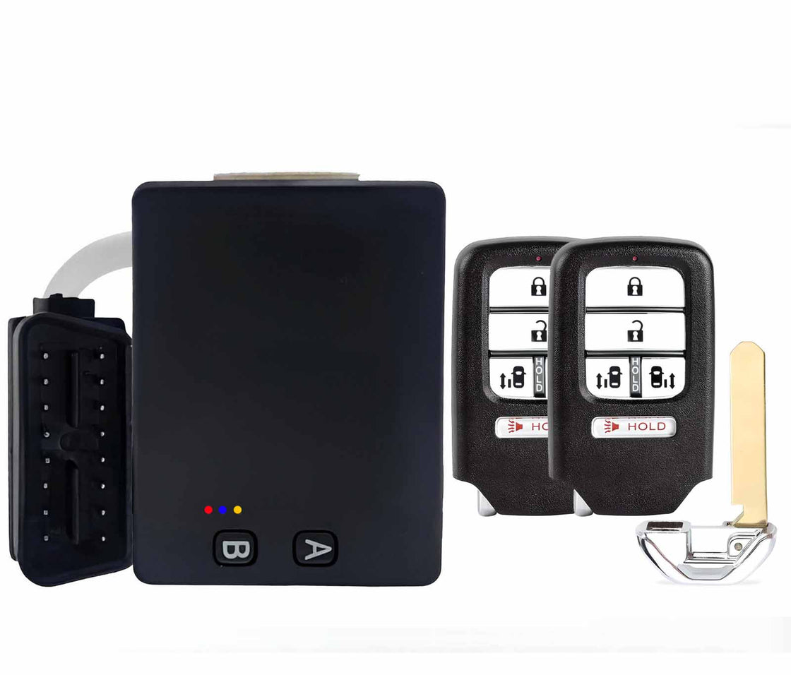 2017 Honda Odyssey - 2x New Replacement Proxy Key Fob & DIY OBD Programmer Tool