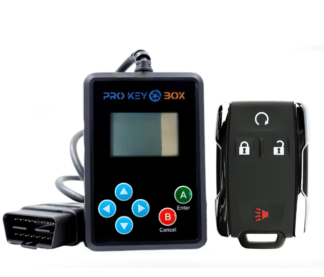 New Replacement Remote Key fob Transmitter and Programmer for 2018 Chevrolet Silverado 3500 - ProKeyBox