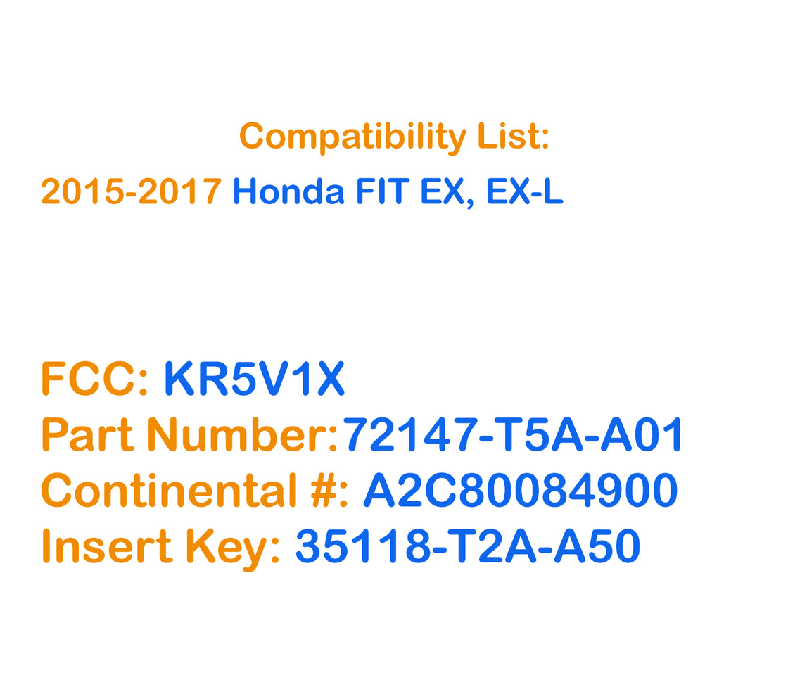 New Replacement Proxy Remote Key fob Transmitter & Programmer for 2015 Honda Fit - Prokeybox