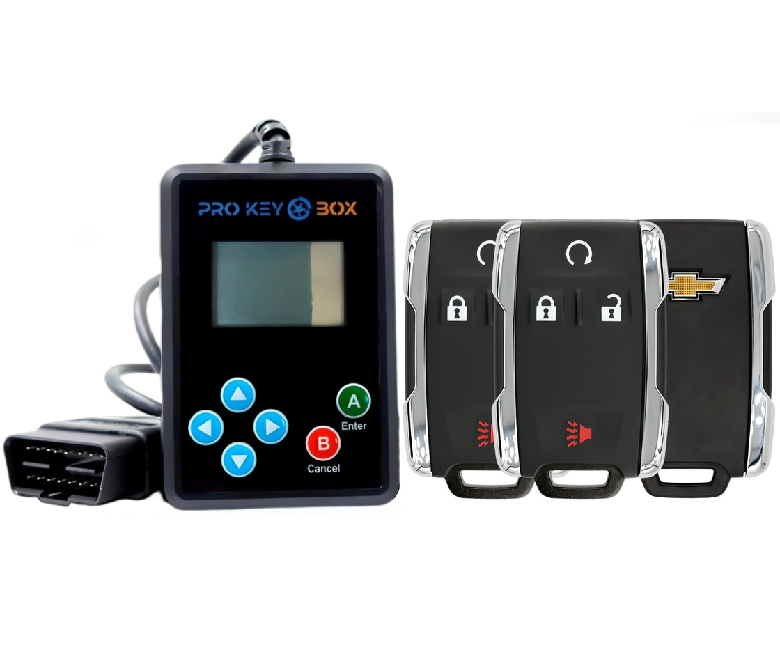 New OEM Remote Key fob Transmitter and Programmer for 2020 Chevrolet Silverado 5500 HD - ProKeyBox