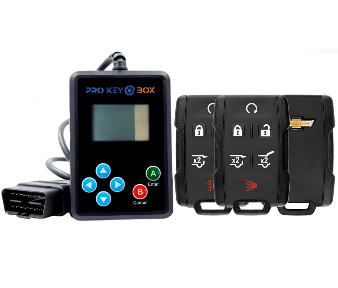 2 New OEM Remote Key fob Transmitter and Programmer for 2020 Chevrolet Suburban - ProKeyBox