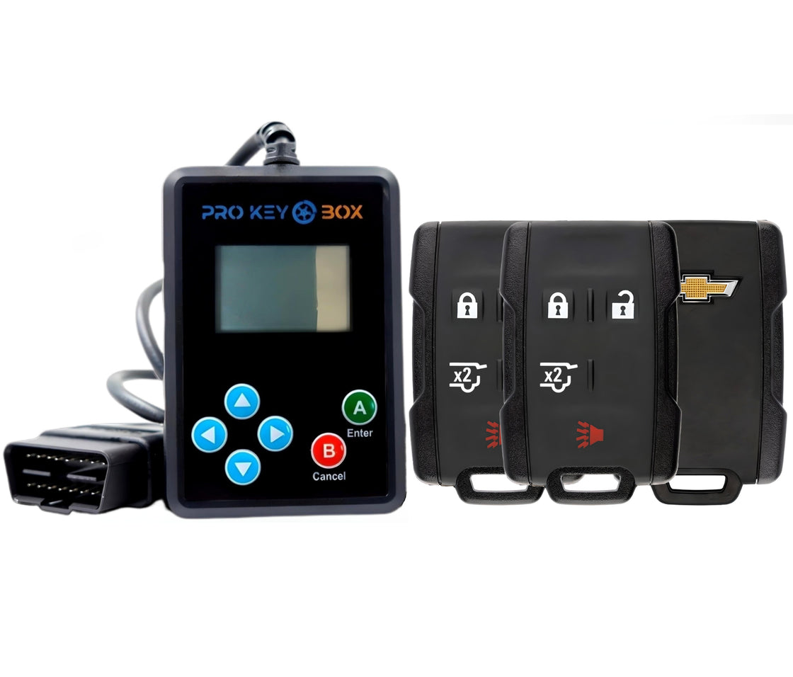 2 New OEM Remote Key fob Transmitter and Programmer for 2019 Chevrolet Suburban - ProKeyBox