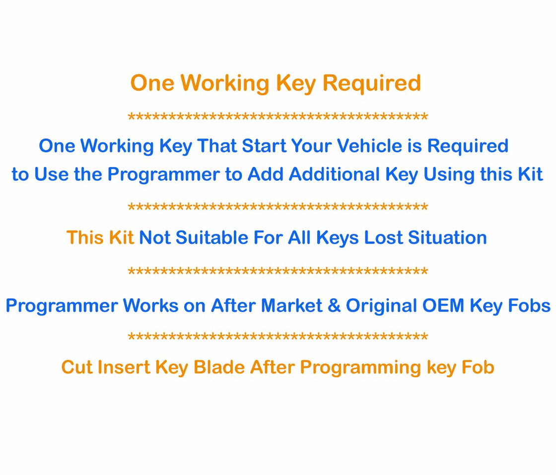 2018 Toyota Prius - New Replacement Proxy Remote Key Fob & Programmer