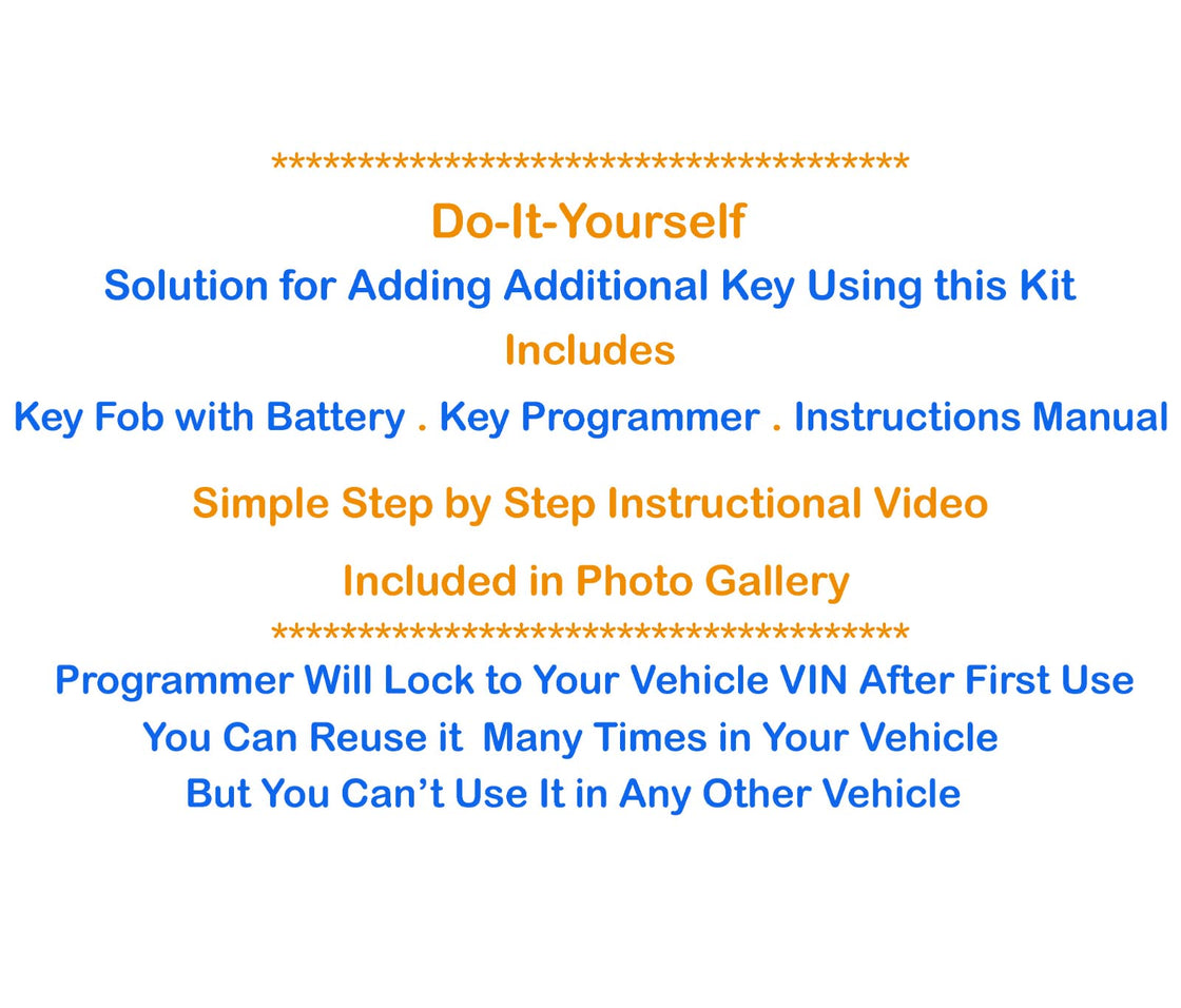 2x New OEM Remote Key Fobs & DIY OBD Programmer for 2010 BMW 535i - KR55WK49127