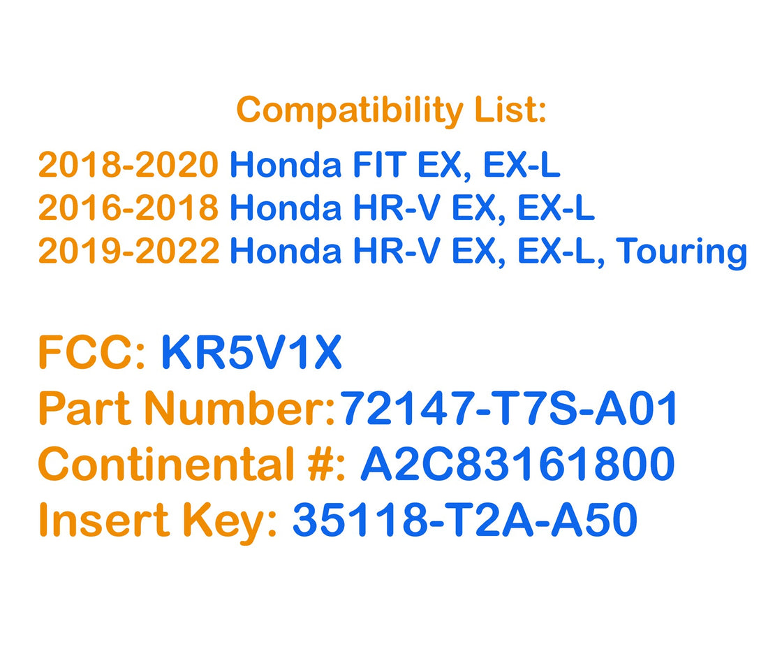 2021 Honda HR-V - 1x New Replacement Proxy Key Fob & DIY OBD Programmer Tool